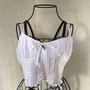 White Strappy Women's Top